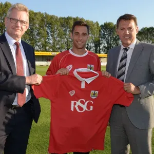 Bristol City FC Print at Woodspring Stadium