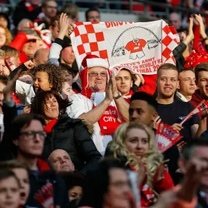 Bristol City FC Print: Wembley Stadium Celebrations