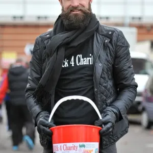 Bristol City FC Louis Carey Collects for Charity Print