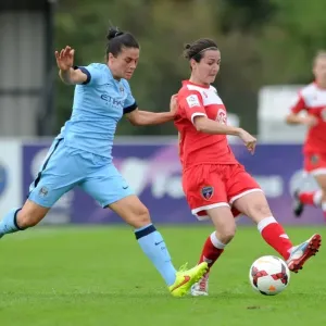 Bristol City FC's Natalia Pablos Sanchon in Action during Women's Super League Match against Manchester City