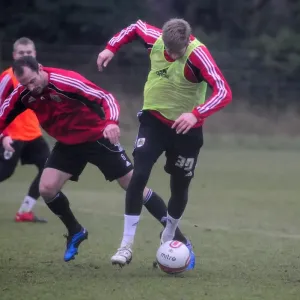 Bristol City First Team: Gearing Up for the Pitch - January 2011 Training Session (13-01-11)