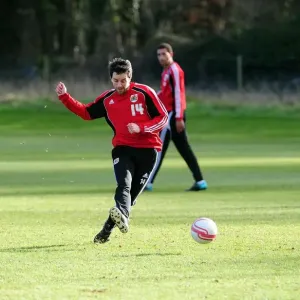 Bristol City First Team: Gearing Up for the Pitch - January 2011 Training Session Bristol City First Team: Gearing Up for the Pitch - January 2011 Training Session