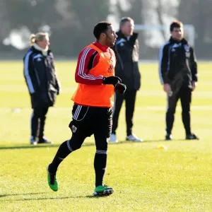 Bristol City First Team Training Print 20-01-11