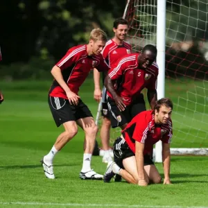 Bristol City First Team Training Session Print - September 9, 2010