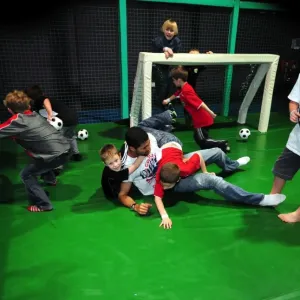 Bristol City First Team's Jolly Jumps: City Redz Christmas Party (09-10)