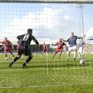 Bristol City Flash the Ball Across Print