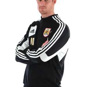 Bristol City Football Club: Jamie Miller's Focused Expression during Pre-Season Training at Ashton Gate Stadium