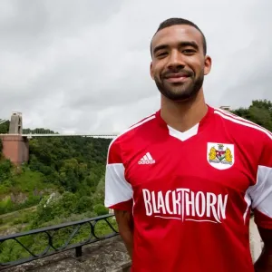 Bristol City Football Club: Liam Fontaine's Portrait at Avon Gorge Hotel with Clifton Suspension Bridge Backdrop Bristol City Football Club: Liam Fontaine's Portrait at Avon Gorge Hotel with Clifton Suspension Bridge Backdrop