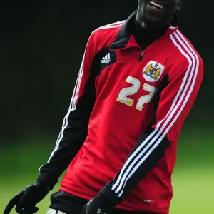 Bristol City FC Print - Albert Adomah Training Photo