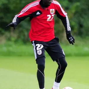Bristol City FC Print: Albert Adomah in Training, 2012