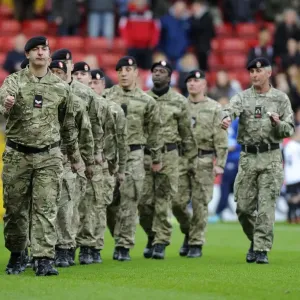 Bristol City Football Club: FA Cup Match Opens with Salute from 2nd Royal Tank Regiment