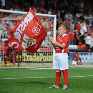 Bristol City Football Club: Flagbearer and Guard of Honor Ceremony vs Doncaster Rovers, Sky Bet League One Bristol City Football Club: Flagbearer and Guard of Honor Ceremony vs Doncaster Rovers, Sky Bet League One