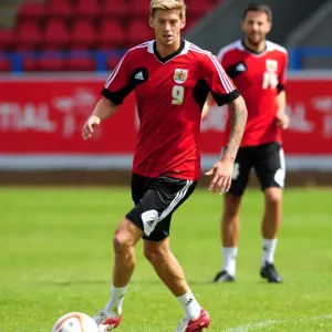 Bristol City Football Club: Jon Stead in Pre-Season Training, July 2012