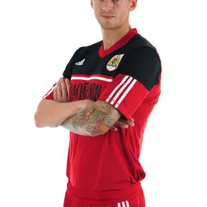 Bristol City Football Club: Jon Stead's Focused Expression during Pre-Season Training at Ashton Gate Stadium