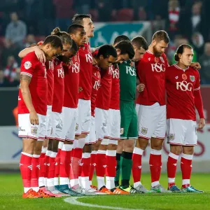 Bristol City Football Club Remembers with Minute Silence Print