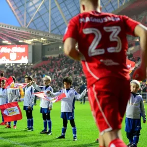 Bristol City Football Club: Preston North End Players Form Guard of Honor at Ashton Gate, December 17, 2016