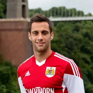 Bristol City Football Club: Sam Baldock's Portraits at Avon Gorge with Clifton Suspension Bridge Backdrop Bristol City Football Club: Sam Baldock's Portraits at Avon Gorge with Clifton Suspension Bridge Backdrop