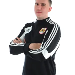 Bristol City Football Club: Stewart Dougall's Focused Expression at Ashton Gate Stadium