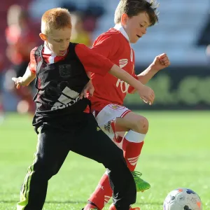 Bristol City Football Club: Training at Ashton Gate Stadium, May 2015 - Football Practice Sessions (Bristol City Academy)