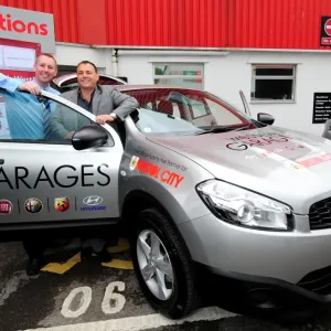 Bristol City FC Print: Media Car Handover