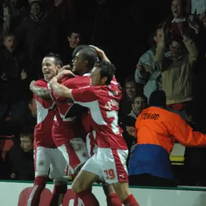 Bristol City FC Euphoric Group Celebration Print Bristol City FC Euphoric Group Celebration Print