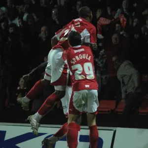 Bristol City FC Print - Watford vs Bristol City Matchday Celebration Bristol City FC Print - Watford vs Bristol City Matchday Celebration