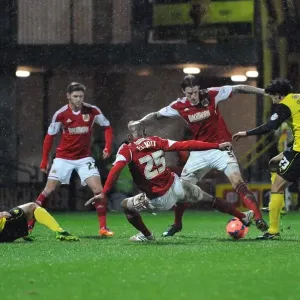 Bristol City FA Cup Replay Print: Goalmouth Scramble Bristol City FA Cup Replay Print: Goalmouth Scramble