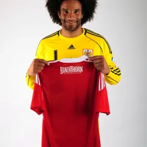 Bristol City Goalkeeper, David James with Blackthorn shirt Bristol City Goalkeeper, David James with Blackthorn shirt