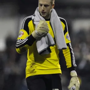 Bristol City Goalkeeper Elliott Parish in Action at Griffin Park against Brentford, Sky Bet League One, 2014 Bristol City Goalkeeper Elliott Parish in Action at Griffin Park against Brentford, Sky Bet League One, 2014