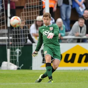 Bristol City Goalkeeper Frank Fielding Print, Twerton Park 2015