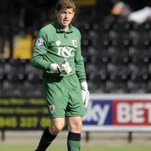 Bristol City Goalkeeper Frank Fielding in Action at Notts County, August 2014 Bristol City Goalkeeper Frank Fielding in Action at Notts County, August 2014