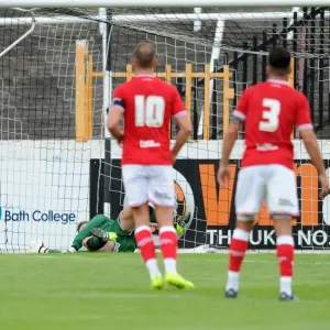 Bristol City Goalkeeper Frank Fielding Saves Penalty Print