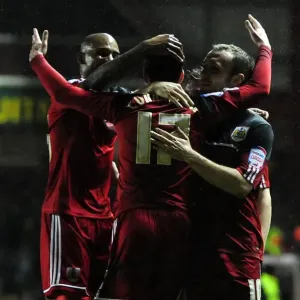 Bristol City Leads 2-0 over Watford: Paul Anderson's Strike Celebrated by Gregg Cunningham Bristol City Leads 2-0 over Watford: Paul Anderson's Strike Celebrated by Gregg Cunningham