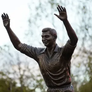 Bristol City Legends: John Atyeo's Statue Unveiled at Redeveloped Ashton Gate during Bristol City vs Brighton & Hove Albion