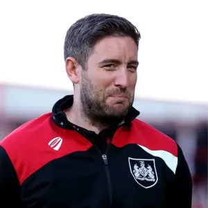Bristol City Manager Lee Johnson Grins During Preseason Friendly Against Cheltenham Town
