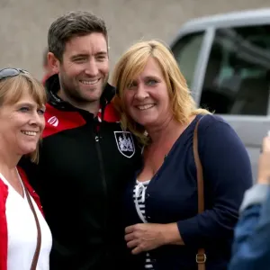 Bristol City Manager Lee Johnson Poses at Hengrove Athletic Pre-Season Friendly