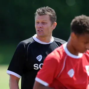 Bristol City Manager Steve Cotterill Leading Training Session, July 2014 Bristol City Manager Steve Cotterill Leading Training Session, July 2014