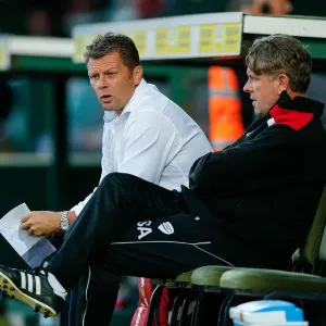 Bristol City Manager Steve Cotterill Watches Pre-Season Friendly Print Bristol City Manager Steve Cotterill Watches Pre-Season Friendly Print