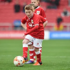 Bristol City Mascot Print at Ashton Gate Stadium Bristol City Mascot Print at Ashton Gate Stadium