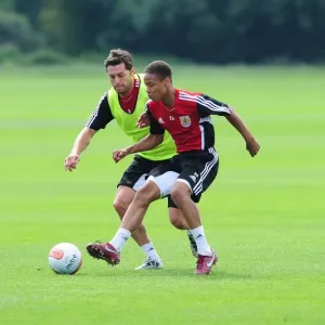 Bristol City Print: McAllister vs Reid Pre-Season Training Action Bristol City Print: McAllister vs Reid Pre-Season Training Action