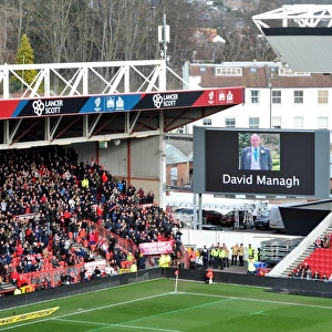 Bristol City Mourns the Loss of David Managh During Bristol City v Cardiff City Match, 14/01/2017