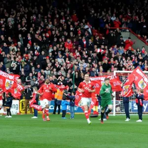 Bristol City Players at Ashton Gate Stadium Print Bristol City Players at Ashton Gate Stadium Print