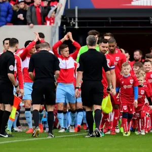 Bristol City Players Walk Out Print, Ashton Gate Stadium Bristol City Players Walk Out Print, Ashton Gate Stadium