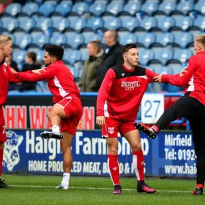 Bristol City Players Warm Up Print Bristol City Players Warm Up Print