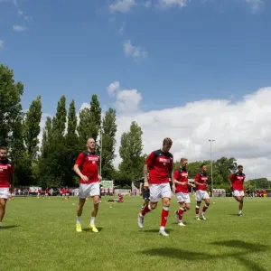 Bristol City Players Pre-Season Warm-Up Print