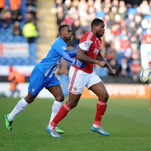 Bristol City Takes on Colchester United Print