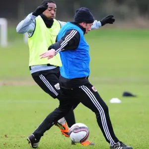 Bristol City: A Training Mishap - Marlon Jackson Scores Past Derek McInnes