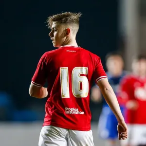 Print of Bristol City U18s vs Cardiff City U18 match at Ashton Gate Stadium