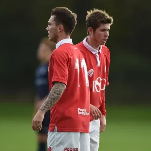 Bristol City U21s: Jamie Horgan and Tom Fry Prepare for Millwall Free Kick