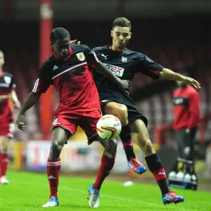 Bristol City U21s: Kevin Karns Fights for Possession against Brentford U21s Bristol City U21s: Kevin Karns Fights for Possession against Brentford U21s